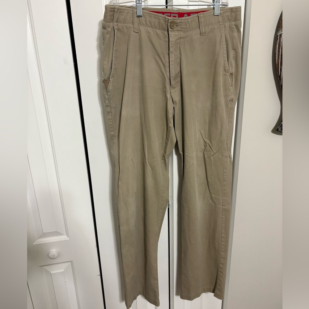 Under Armour Men's Khaki Chinos golf pants 36x34
